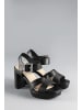 Aniston SHOES Sandalette in schwarz