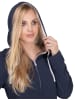 SLOUCHER Hausanzug aus Fleece mit Kapuze in rauch-blau