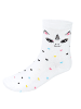 TupTam Kinder Socken Mädchen Jungen Bunt Gemustert 6er Pack in rosa/gelb