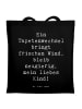 Mr. & Mrs. Panda Tote Bag Spruch Umzug neue Stadt mit Spruch in Schwarz
