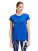 Betty Barclay Rundhals-Shirt mit Raffung in Blue/Black