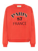 Cream Sweatshirt CRBisa Loose fit in Paprika