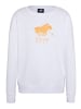 Polo Sylt Sweater mit glitzerndem Labelprint in Weiß