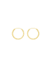 Lucardi 375 Gold Ohrringe Rund