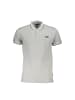 cavalli CLASS Graues Baumwoll-Polohemd