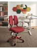 Beliani Bürostuhl ORIVO in Rot/Schwarz - (W) 63 x (H) 94 x (L) 70 cm
