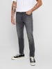 Only&Sons Skinny Fit Jeans Basic Denim Hose Stoned Washed Pants ONSWARP in Grau