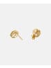Diamant L'éternel Ohrstecker aus 375 Gelbgold mit Diamant mit Topas