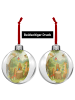Mr. & Mrs. Panda Weihnachtsanhänger Waldtiere Picknick Design oh... in Weiß