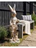 Beliani Gartenfigur OTTERUP in Gold/Silber - (W) 23 x (H) 72 x (L) 26 cm