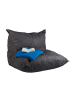 relaxdays Sitzsack in Grau
