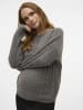 Vero Moda Gestricktes Oberteil in Medium Grey Melange