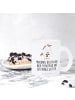 Mr. & Mrs. Panda Kaffeetasse Einhorn Traurig mit Spruch in Transparent