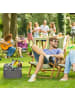 relaxdays Einkaufskorb in Grau - 27 l