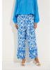 More & More weite 7/8  Sommerhose, Alloverprint in ornamental print