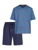 hajo Schlafanzug Premium Cotton in Marine