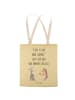 Mr. & Mrs. Panda Tote Bag Hase Igel mit Spruch in Gelb Pastell