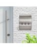 relaxdays Briefkasten in Silber