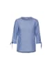 Cecil Langarmbluse in linen chambray blue