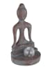 Globo lighting Solarleuchte "SOLARLEUCHTE KUNSTSTOFF BRONZEFARBEN, 1XLED" in bronze