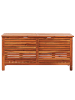 Beliani Truhe RIVIERA in Braun - (W) 130 x (H) 64 x (L) 48 cm
