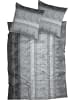 Casatex Interlock-Jersey Bettwäsche in silber-anthrazit