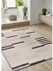 Atticgo Kurzflor-Teppich LESSIA in beige/schwarz