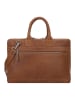 Plevier Urban Aktentasche Leder 39 cm Laptopfach cognac