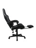 home24 Gamingchair Krompan in Schwarz / Grau