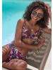 LASCANA Bikini-Hose in bordeaux bedruckt