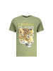 cavalli CLASS Grün Baumwolle Herren T-Shirt