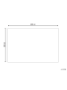 Beliani Geflochtener Teppich ESENTEPE in Beige - (W) 300 x (L) 400 cm