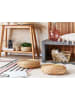Beliani Pouf WAHOO in Naturfarben/Beige - (W) 40 x (H) 10 x (L) 40 cm