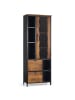 Giner y Colomer Vitrine aus Mangoholz und Metall in Brown