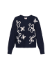 IZIA Women Sweater in navy
