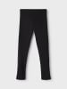 name it Leggings 2er-Set Regular Fit weich bequem Basic in Schwarz-Dunkelgrau