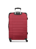 Wenger Amplar Evo 4 Rollen Trolley L 75 cm mit Dehnfalte in ruby