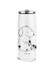 Mr. & Mrs. Panda Outdoorflasche Hund Kleeblatt ohne Spruch in Weiß