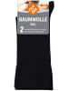 Nur Die  Basicsocken 98 Baumwolle Komfort in Schwarz