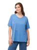 Ulla Popken Shirt in mittelblau