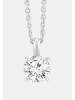 Ethische Diamanten Halskette aus 375 Weißgold mit Lab Grown Diamant