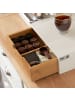 SoBuy Schubladenorganizer in Mattweiß - (W) 28 x (H) 9 x (L) 31 cm