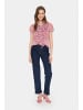 SAINT TROPEZ Langarm - Hemd LiljaSZ Gerade Passform in F.Pink Abstract Tye