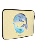 Mr. & Mrs. Panda Notebook Tasche Walfisch Thunfisch ohne Spruch in Gelb Pastell