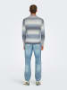 Only&Sons Strickpullover Rundhals Flachstrick Regular Fit in Grau