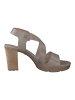 Paul Green Sandalen in Khaki