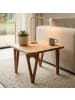 FineBuy Couchtisch in Braun / Akazie / 60x60x40
