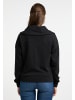DreiMaster Damen Oversized Sweatshirt in Schwarz