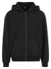 Urban Classics Urban Classics Vintage Heavy Zip Hoodie in black