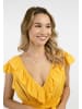IZIA Damen Maxikleid in Gelb